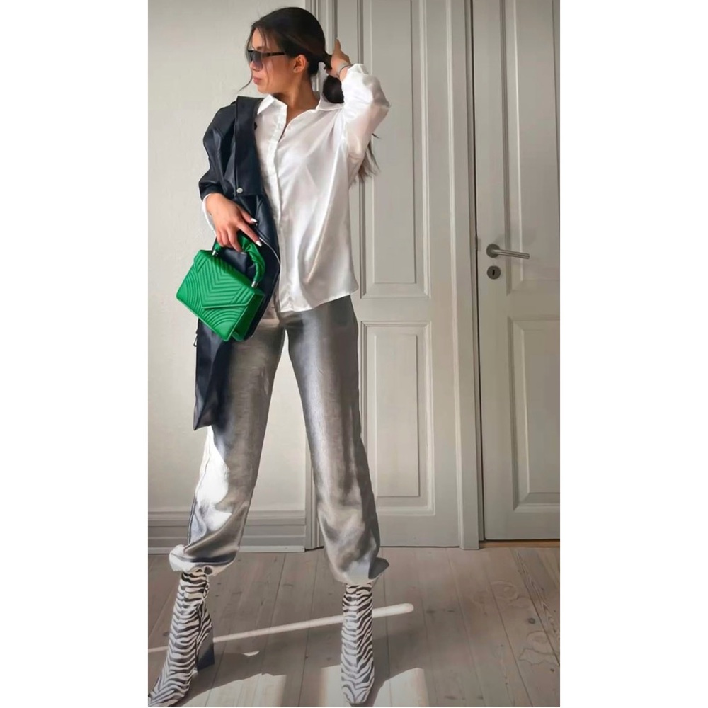 CYCLE  Be Sure Wear Pure Silk ankle pants